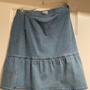 Jcrew denim skirt size 8